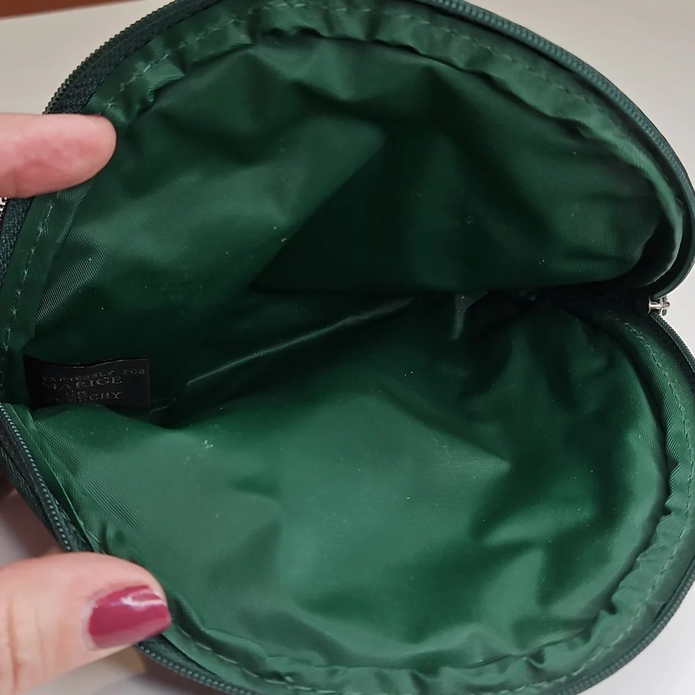 Givenchy Amarige Green Fabric Cosmetic Pouch